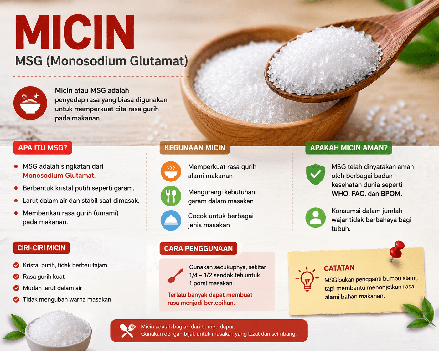Amankah Penggunaan (MSG) Dalam Makanan?